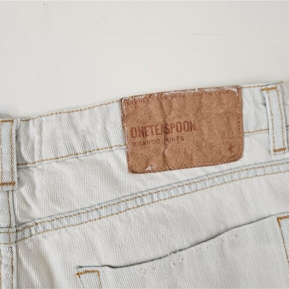 NWT One Teaspoon BRANDO SAINTS BOYFRIEND Jeans Sz 29 Distressed Loose Trashed - Picture 7 of 10